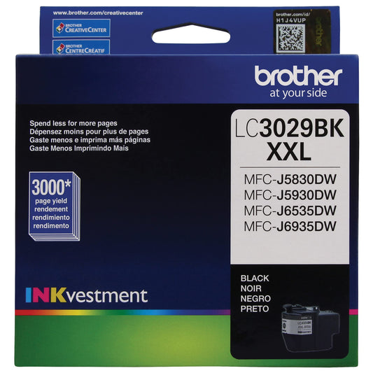 Brother LC3029BK XXL Super HIGH Yield Black Ink Cartridge