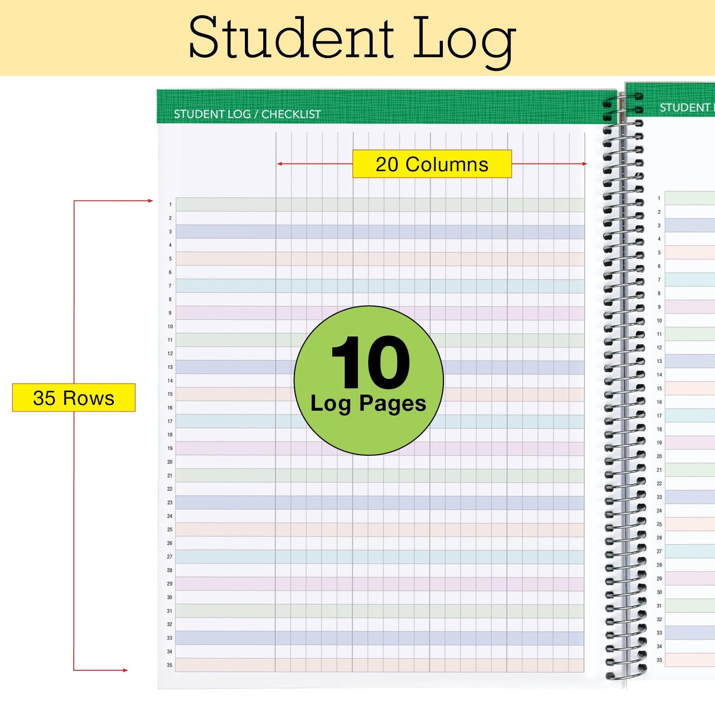 LITE TEACHER PLANNER - Aug 2026-Jul 2027, 8.5" x 11" Daily Weekly Monthly Organizers - Includes 7 Periods, Dated Calendar, Page Tabs, Bookmark,