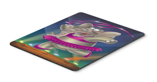 Caroline's Treasures APH0249MP Elephant Ballerina Mouse Pad, Hot Pad or Trivet for Home Office Gaming Working Computers Laptop Mouse Mat,Washable
