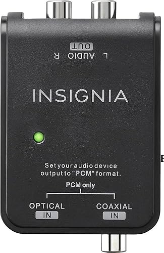 Insignia Optical/Coaxial Digital-to-Analog Converter - Black