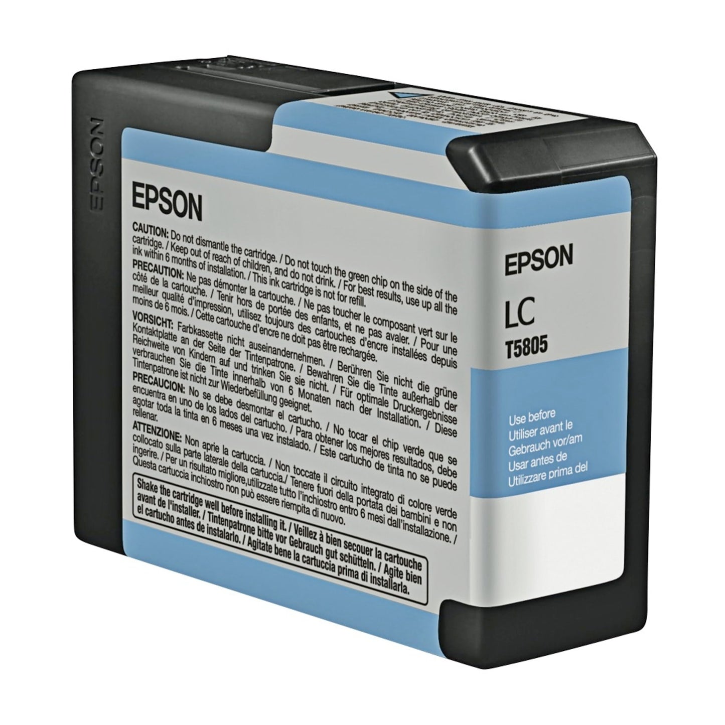 Epson T580500 UltraChrome K3 Light Cyan Ink Cartridge 80ml (T580500) Ink