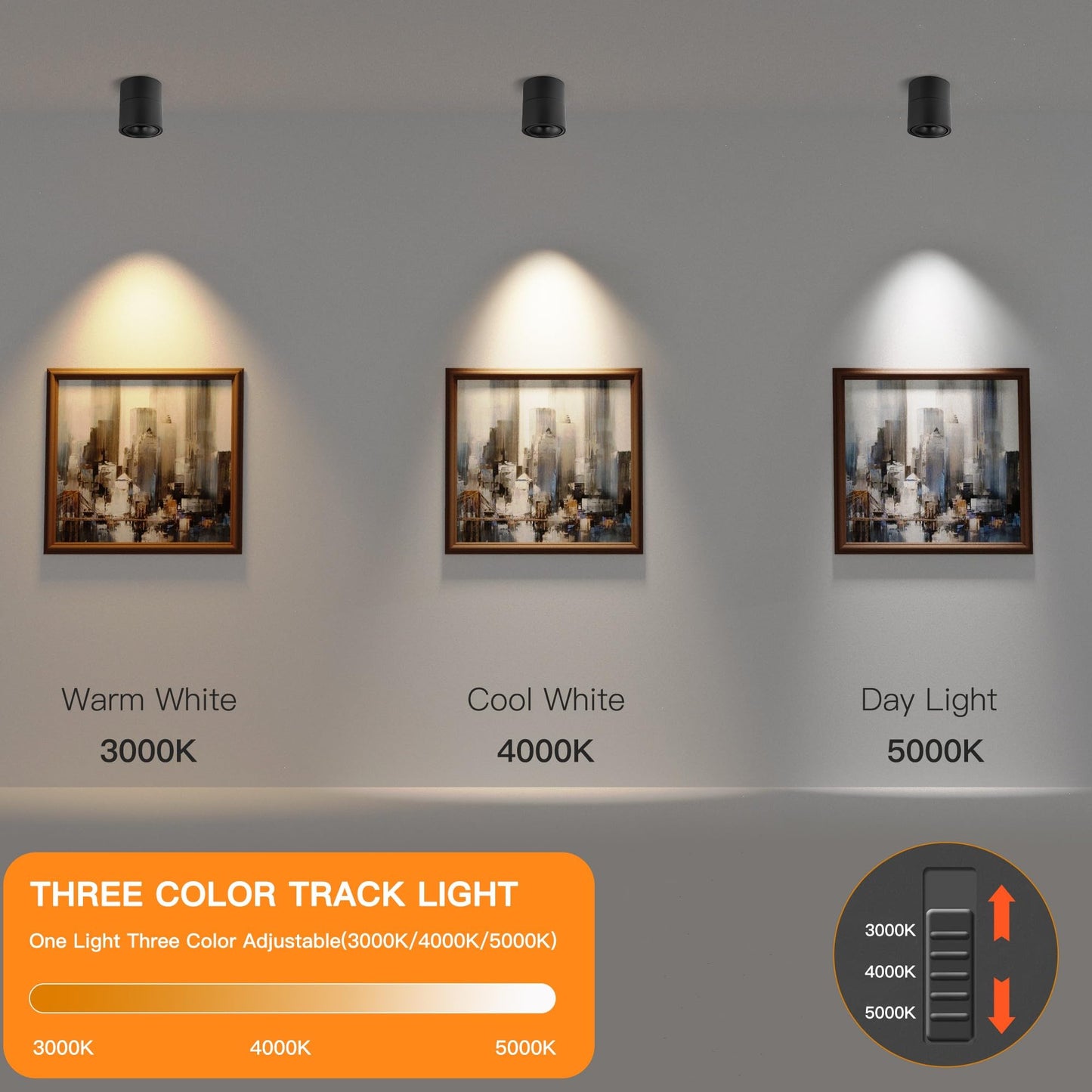 SUNMEIYI LED Ceiling Spotlight Indoor Directional Lighting Ceiling Light