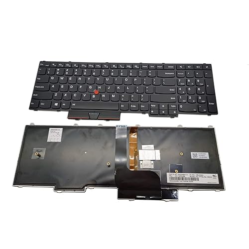 laika New Replacement with Backlit Keyboard Compatible with Thinkpad P50 P51 P70 Laptop P/N: 00PA288 SN20K85114 US Layout