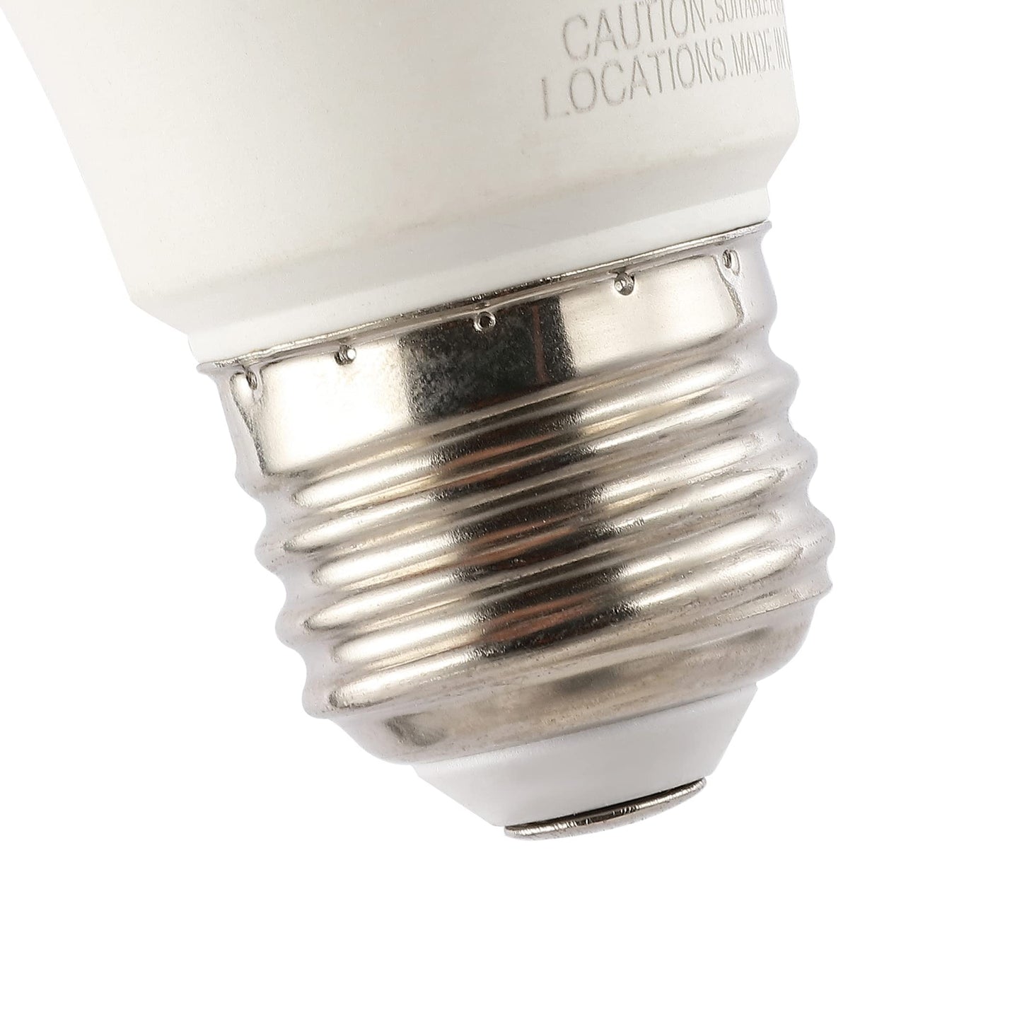 JONATHAN Y A19 9W LED Replacement Bulbs 2700K Warm 4.3", White, Pack of 4