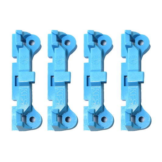 RLECS 4pcs Plastic CPU Fan Retainer Bracket Base Parts for AM2 AM3 FM1/2/2+/3 for PC Heat Sink Cooling Fan Mounting, Blue