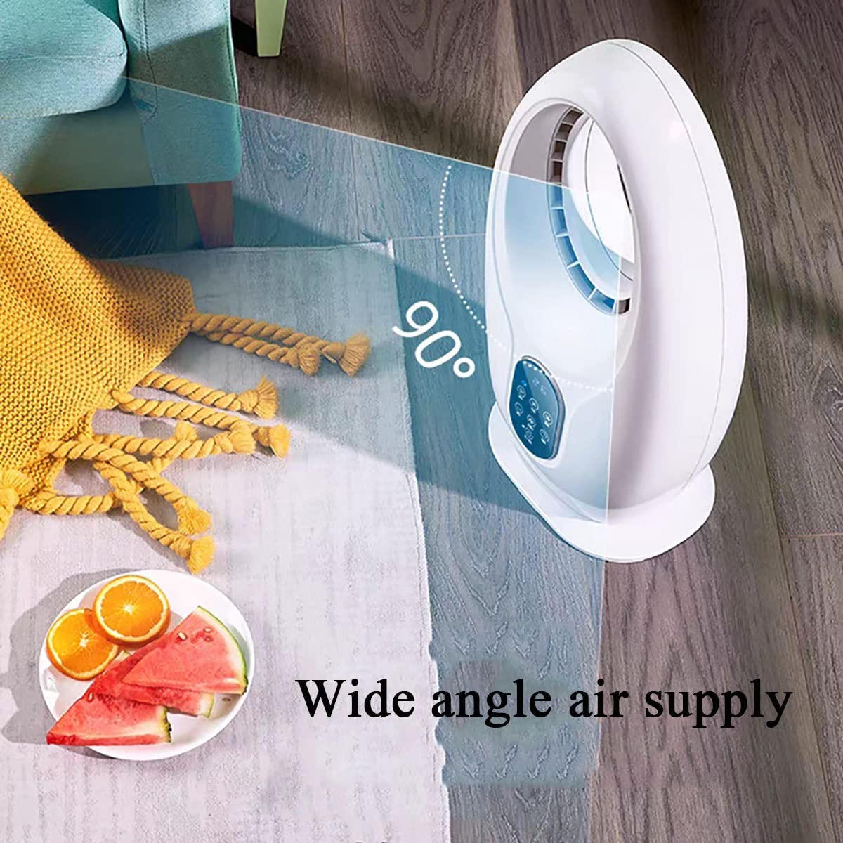YWangQiang Tower Fan Oscillating Fan,Bladeless Fan with Remote,3 Speeds, 12Timer,Standing Cooling Fan for Home, Office, Gifts Fans