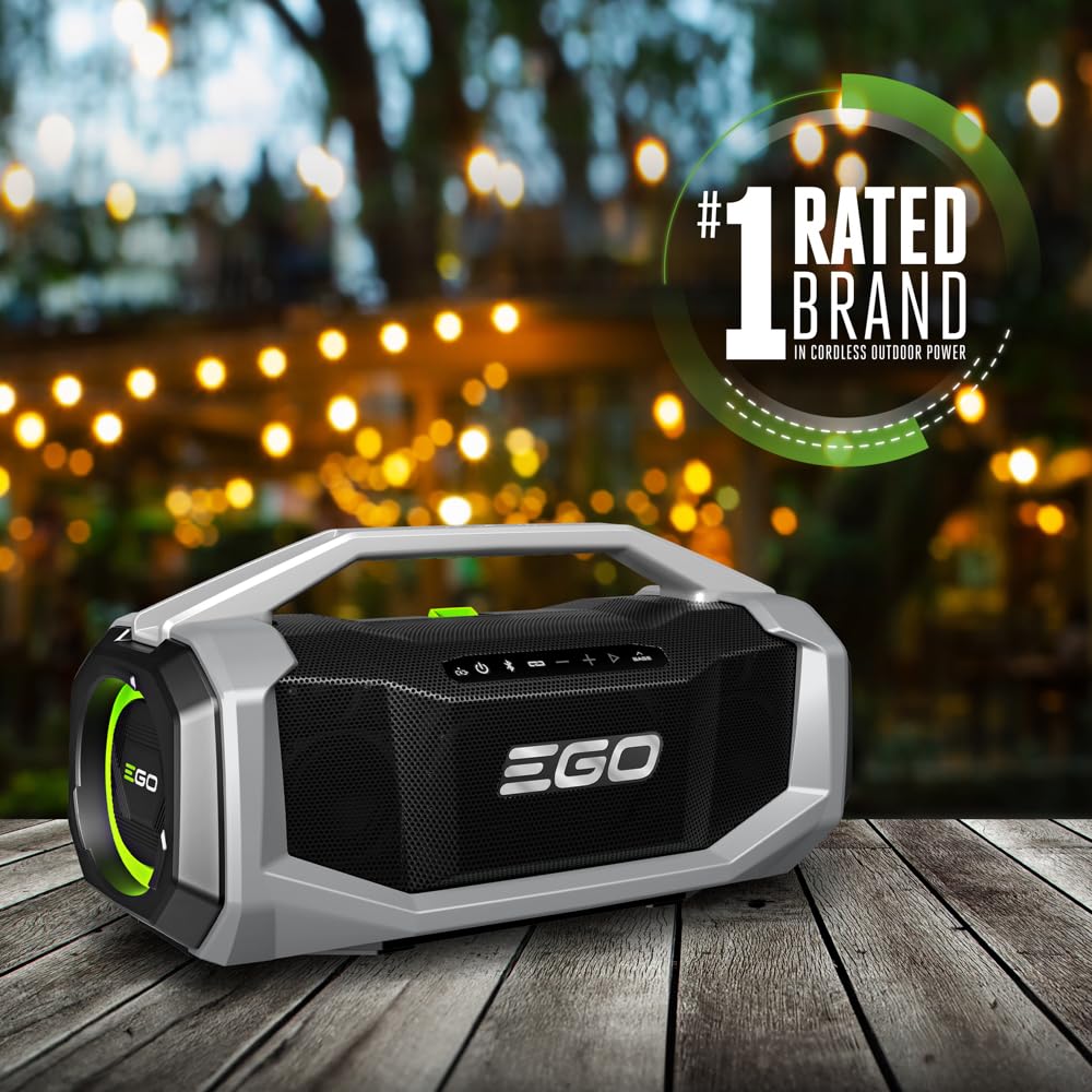 EGO Power+ 180W Bluetooth Speaker, Compatible with All EGO 56V Batteries, Tool Only - SK1800