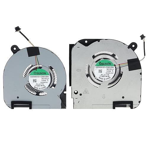 CPU+GPU Cooling Fan for Dell G7 17 7700 2020 DC 12V 0WMJ4N 0KFDJ9