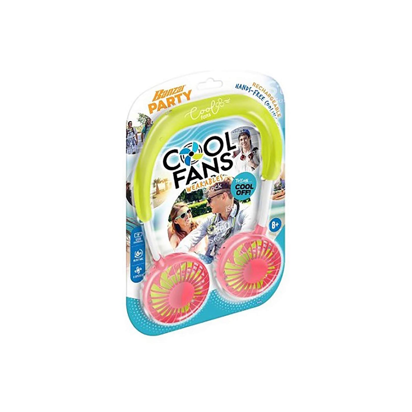 BANZAI Cool Fans Wearables - Colors May Vary