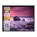 ProHT 84" Manual Projection Screen (05350), 16:9 Aspect Ratio, Pull Down Projector Screen, Matte White, Home Theater/Cinema or Presentation Platform