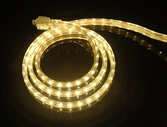 CBconcept UL Listed, 164 Feet, 18000 Lumen, 3000K Warm White, Dimmable, 120V AC Flexible Flat LED Strip Rope Light, 3000 Units 3528 SMD LEDs, Indoor