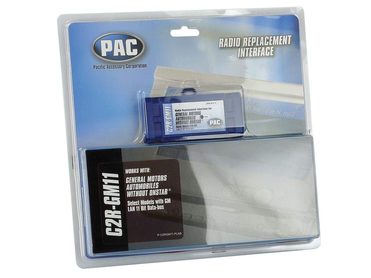 PAC C2RGM11 11-Bit Interface Radio Integration Adapter for 2007 GM Vehicles with No OnStar System,BLACK