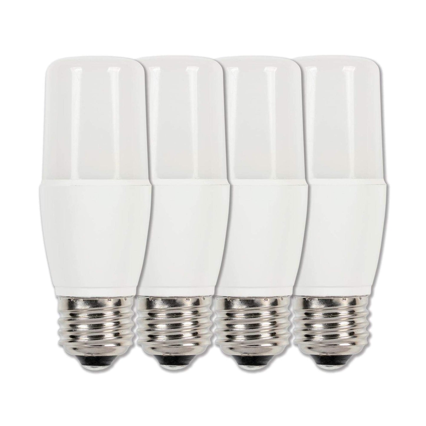 Westinghouse 3319920 8 Watt (60 Watt Equivalent) T7 Frost LED Light Bulb Medium (E26) Base, 4-Pack