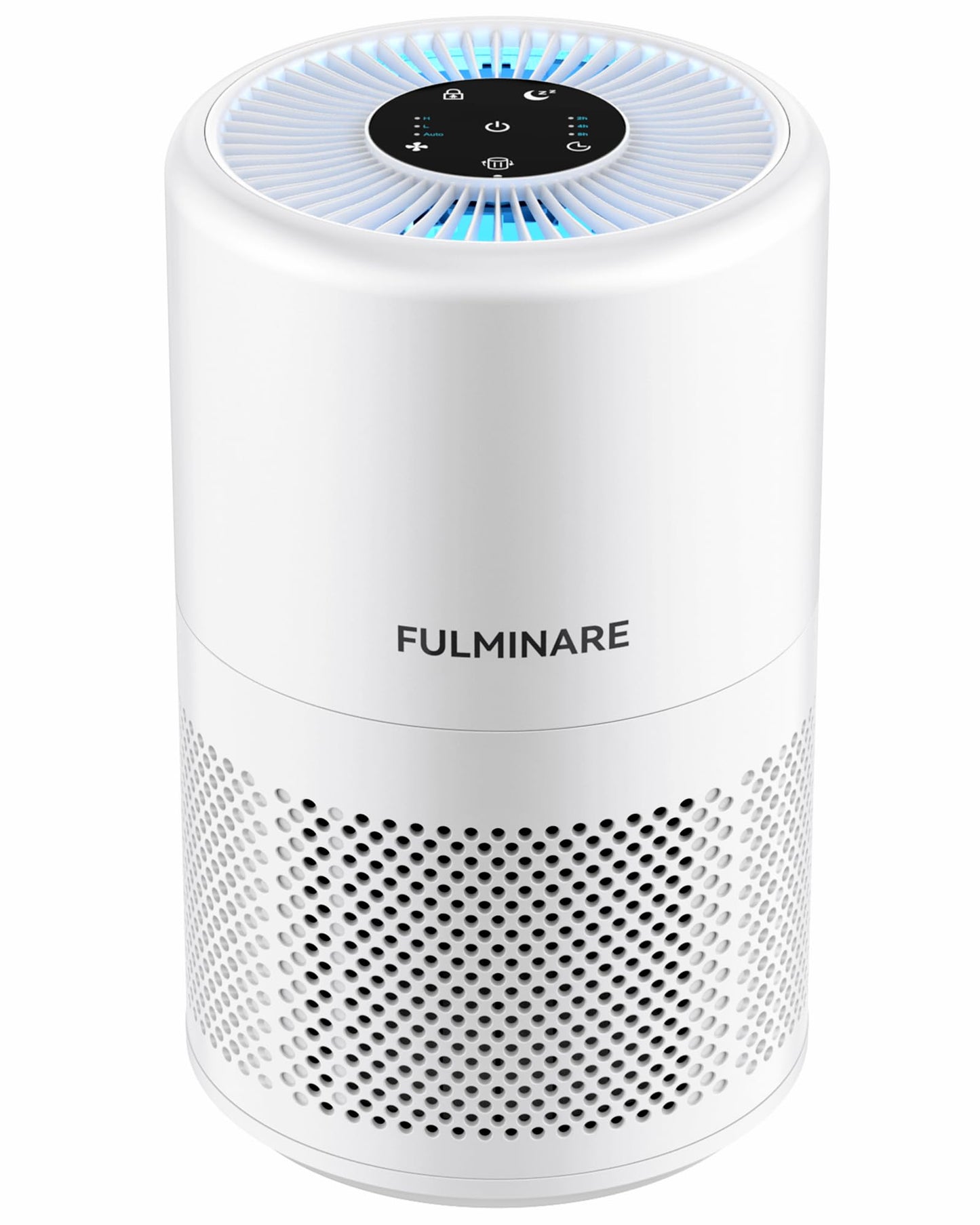 FULMINARE Air Purifiers for Home Bedroom HEPA Air Filter (White)