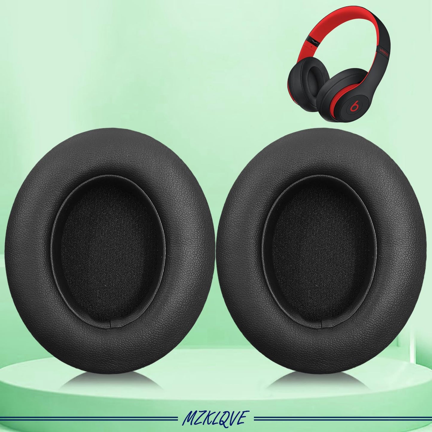 Studio 3 Ear Pads - Replacement Earpads for Beats Studio3 & Studio 2 Headphones (Black)