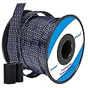 100ft - 1/8 Inch Cable Management Sleeve Protector,Wire Loom PET Expandable Wire Sleeving for Office Computer Home Theater Engine Bay Cord