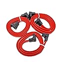 Micro connectors 0.5 Meter SATA III Right Angle to Right Angle Data Cable 3-Pack (F03-1522R-3P)
