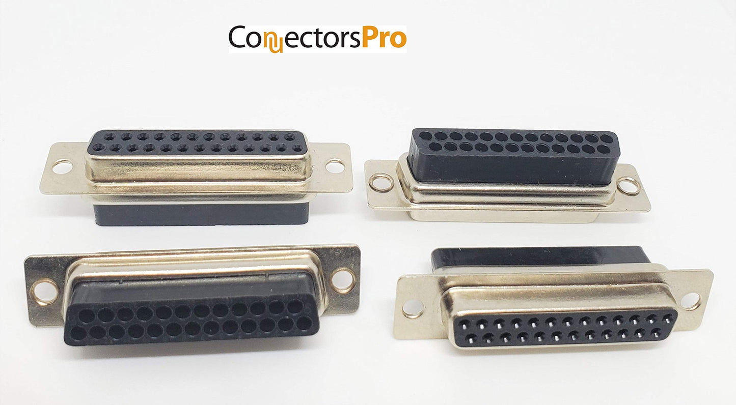 Pc Accessories - DB25 Female 5 Pack D-Sub Crimp Type Connector, 5-PK No Pin