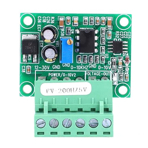 Frequency to Voltage Converter 0-200Hz to 0-5V Inverter Digital to Analog Converter FV-200Hz5V F/V Conversion Module