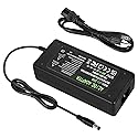 Power Supply 24V 5A,AC 100-240V to DC 24V 120W Converter Adapter Driver Transformer with 5.5mm x 2.5mm/2.1mm Jack, US Plug for Led Strips,LCD…