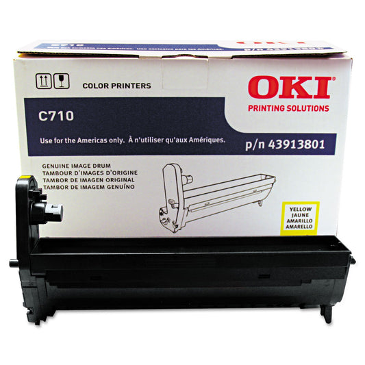 OKI 43913801 Yellow Image -Drum