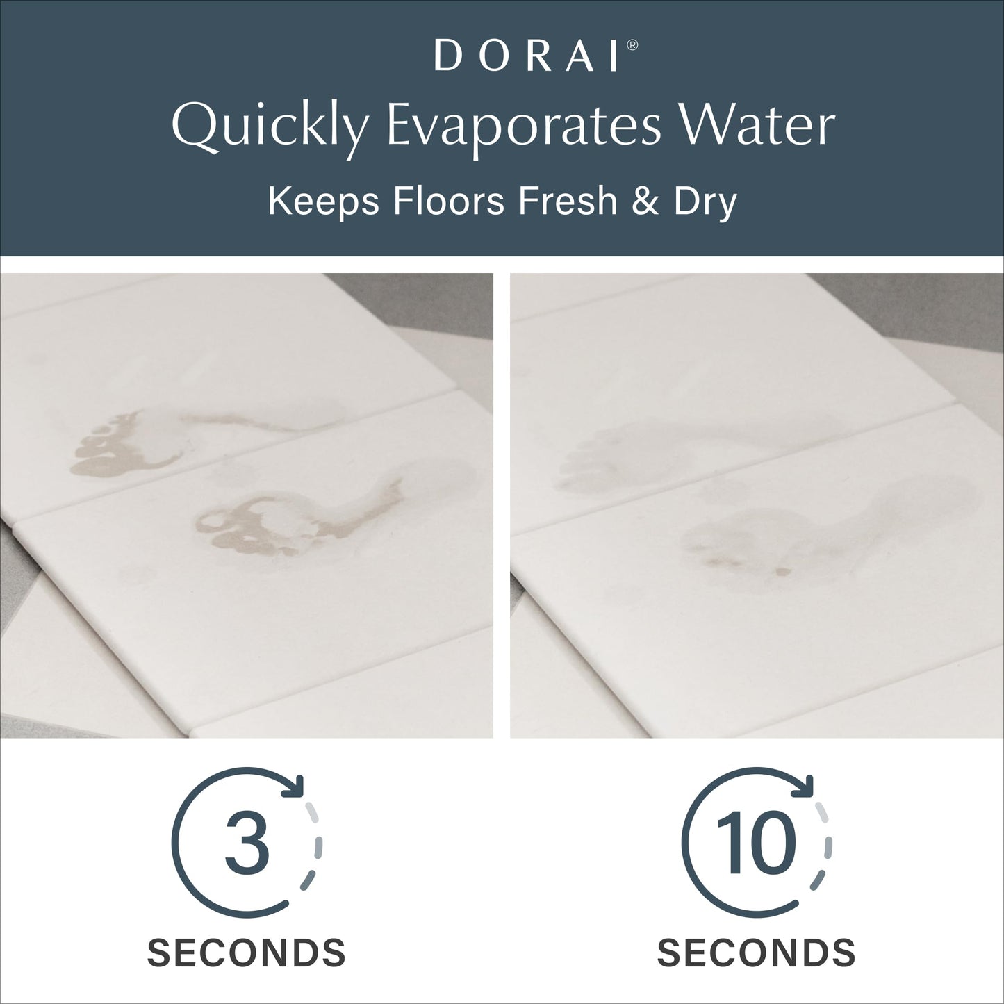 Dorai Home Stone Bath Mat for Bathroom - Large, Quick-Drying, Non-Slip Surface, Customizable Design, 22.3" L x 31.6" W x 0.6" H, Sandstone