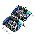 2Pcs Digital Amplifier Board,TPA3116D2 Dual Channel Audio Stereo AMP High Power Digital Subwoofer Power Amplifier Board 2x50W 5V 12V 24V for Store