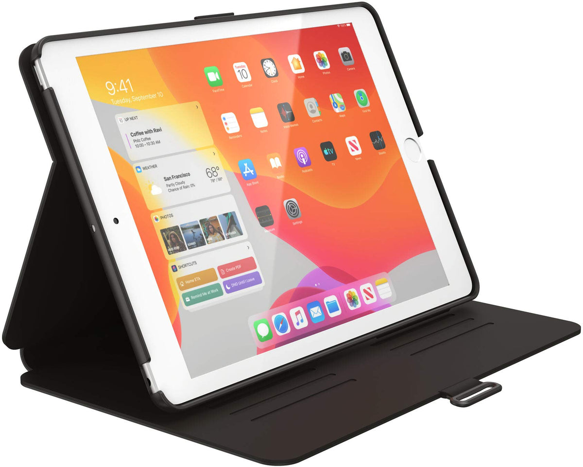 Speck 133535-1050 Products BalanceFolio iPad 10.2 Inch Case and Stand (2019), Black/Black