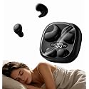goazzzl Flat Sleep Earbuds for Side Sleepers, Invisible Mini Earbuds for Small Ear Canals, Bluetooth 5.4, 66H Battery, Noise Blocking, Waterproof, LED