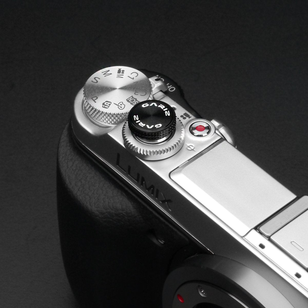 Gariz Metal XA-SBA4 Camera Sticker Type Soft Button for Sony, Fuji, Canon, Nikon, Lumix, Leica, Black