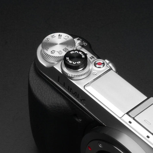 Gariz Metal XA-SBA4 Camera Sticker Type Soft Button for Sony, Fuji, Canon, Nikon, Lumix, Leica, Black