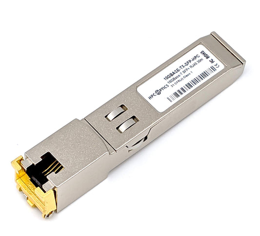 HPC Optics Compatible with Extreme 10GBASE-T Copper SFP+ Transceiver | 10G TX RJ-45 30m SFP-10G-TX-EXT