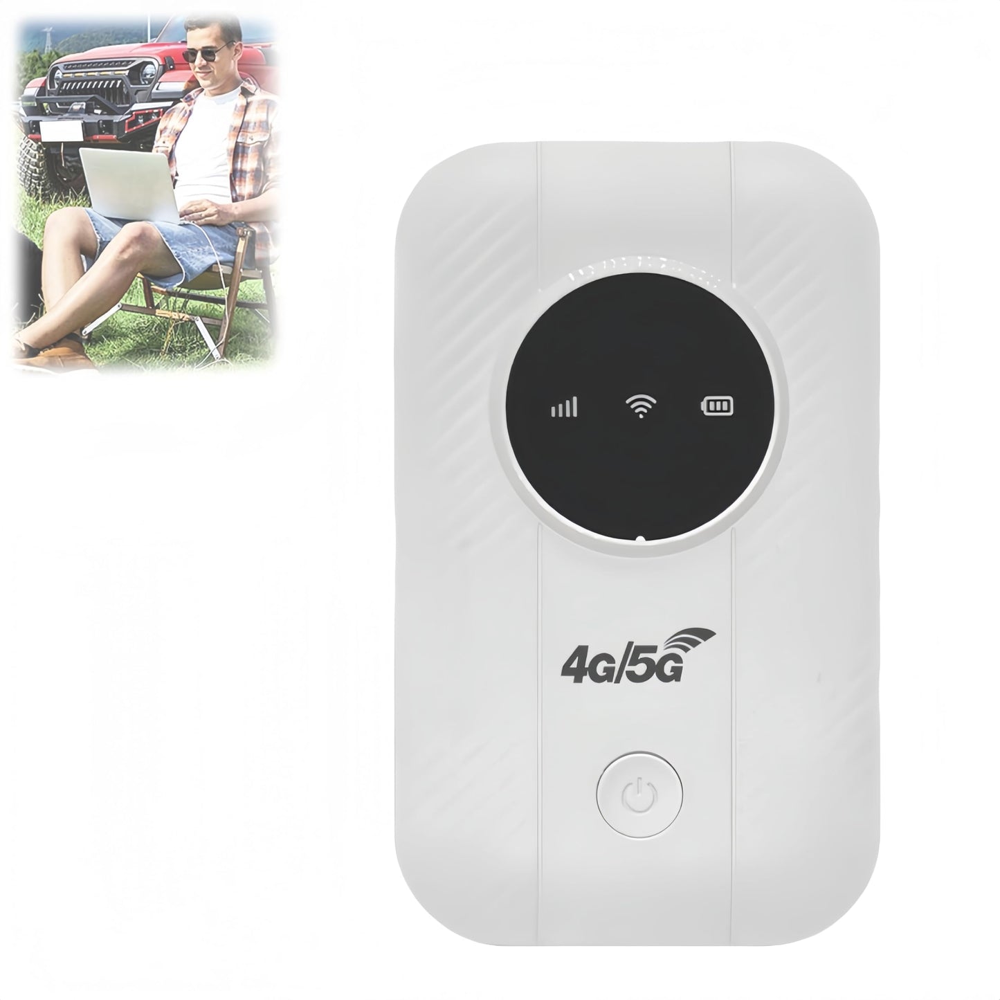 2025 Portable WiFi Hotspot Router - High-Speed Mobile Internet Anywhere, Pocket-Sized Satellite WiFi for Travel, Free Unlimited Connectivity