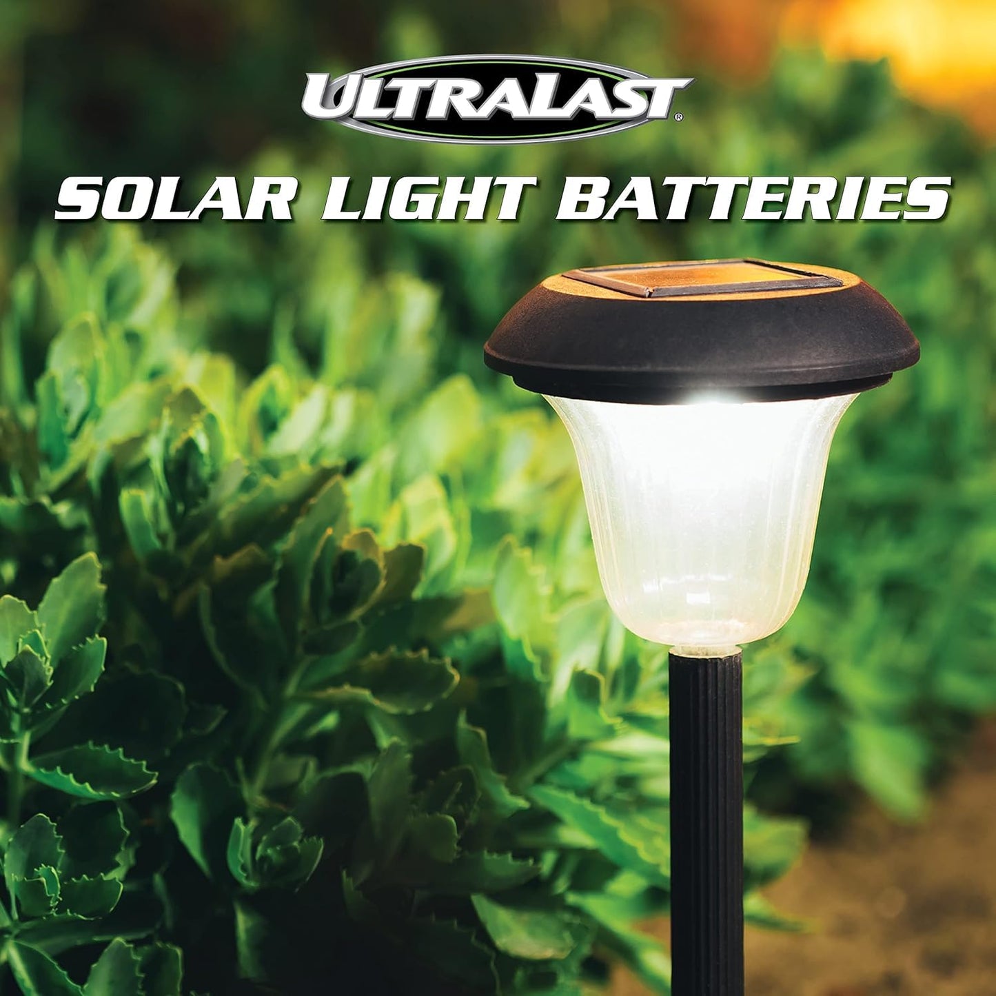ULTRALAST ULNMH413AAASL 1/3AAA Solar Rechargeable Battery - NIMH 1.2V 150mAh, Replacement Small Batteries for Outdoor Garden Solar Light Fixtures…