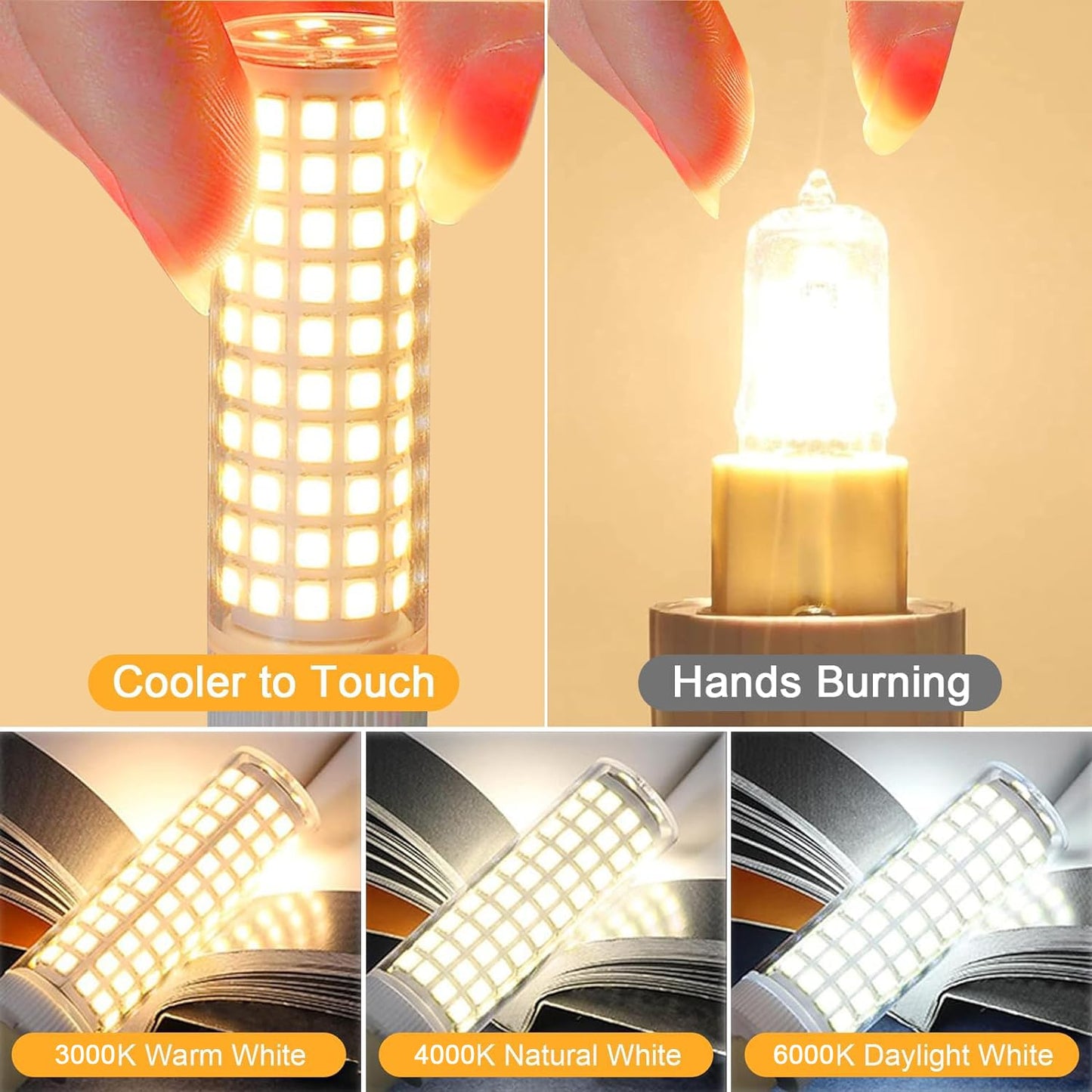 Aooallme E14 European Base Bulb e14 led Bulb Turkish Lamp Bulb Replace Dimmable 8W Equivalent 80W-100W Incandescent Bulb, AC 110V-130V Warm White
