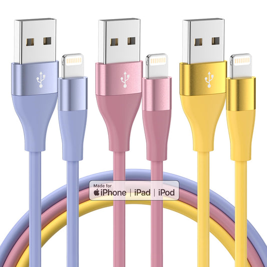 iPhone Charger 3Pack 10FT Apple MFi Certified Lightning Cable Fast Charging iPhone Charger Cord Compatible with iPhone 14 13 12 11 Pro Max XR XS X 8…