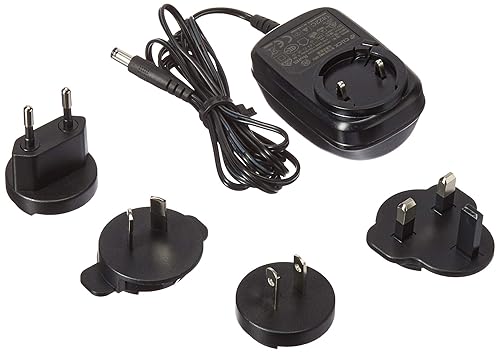 Extech UA100‑240 - Universal AC Adapter - 100-240 VAC to 9 VDC, 1.3 A Power Supply with US/UK/AU/EU Adapters - Compatible with Extech SDL…