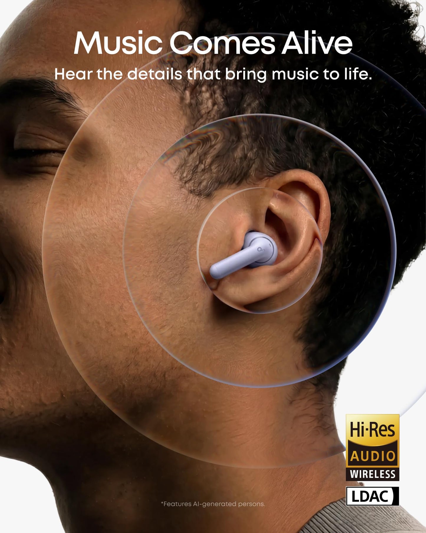 Soundcore Anker P42i Wireless Earbuds with Adaptive ANC for Daily Noise
