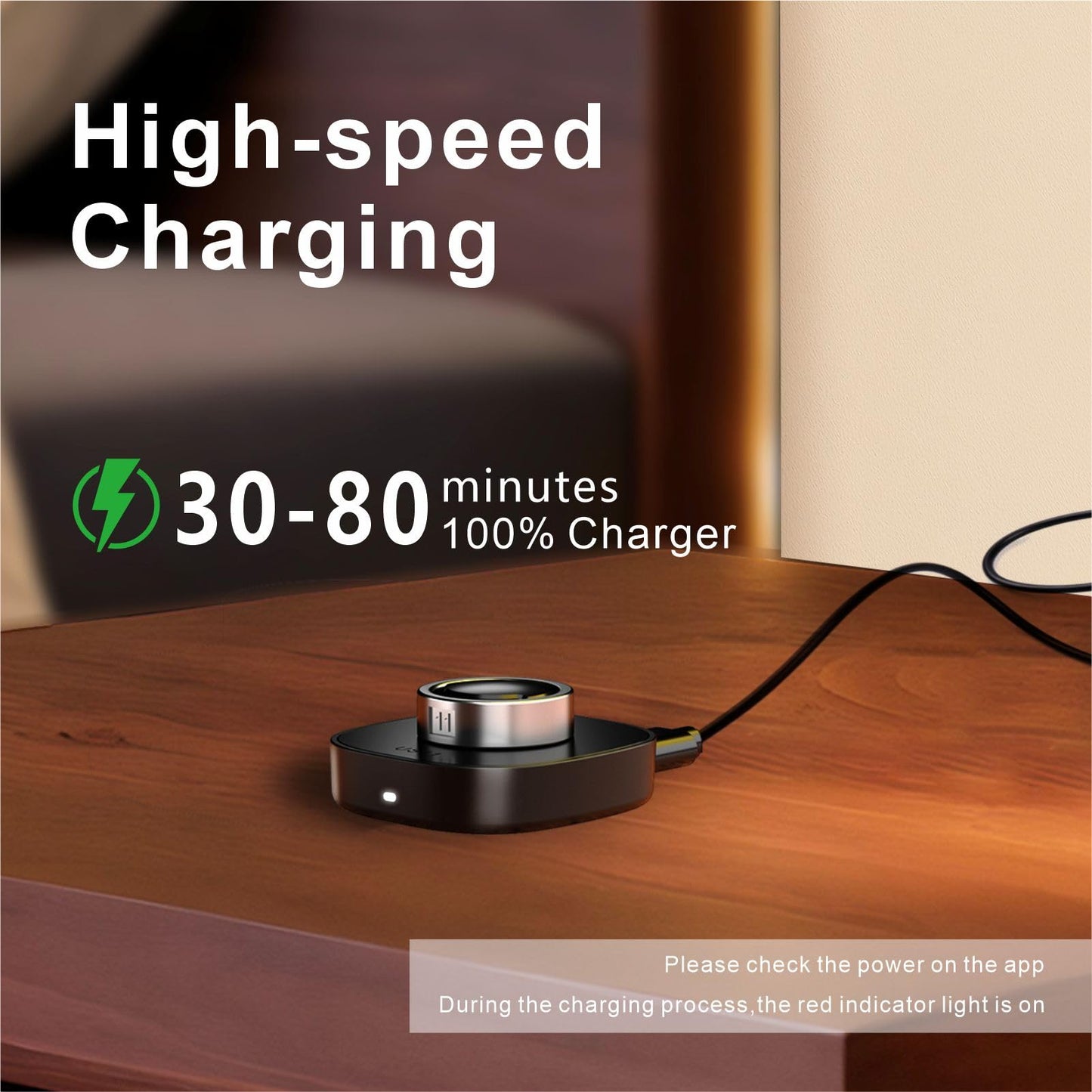 Charger for Oura Ring Gen3 - Size 11 - Fast Charging Dock with USB-C Cable Compatible with Oura Ring Gen3 | Full Battery Charge in 60-90 Minutes