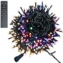JinBest 200 LED Color Changing String Lights 66ft, Remote, ETL, Waterproof