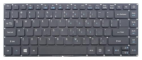 New US English Black Keyboard (Without palmrest) Replacement for Acer Aspire ES1-433 ES1-432 ES1-422 ES1-420 ES1-421 ES1-332