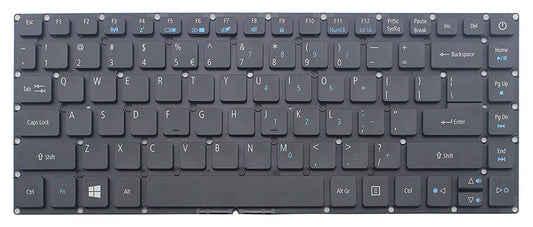 New US English Black Keyboard (Without palmrest) Replacement for Acer Aspire ES1-433 ES1-432 ES1-422 ES1-420 ES1-421 ES1-332