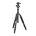 NATIONAL GEOGRAPHIC Travel Photo Tripod Kit with Monopod, Aluminium, 5-Section Legs, Twist Locks, Load up 8kg, Carrying Bag, Ball Head, Quick Release