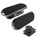 TT&C 2-Pack Magnetic Phone Mount for Car Dashboard - Super Strong N52 Cell Phone Holder (High-Bond Adhesive) - Compatible with Samsung Galaxy S25 S24