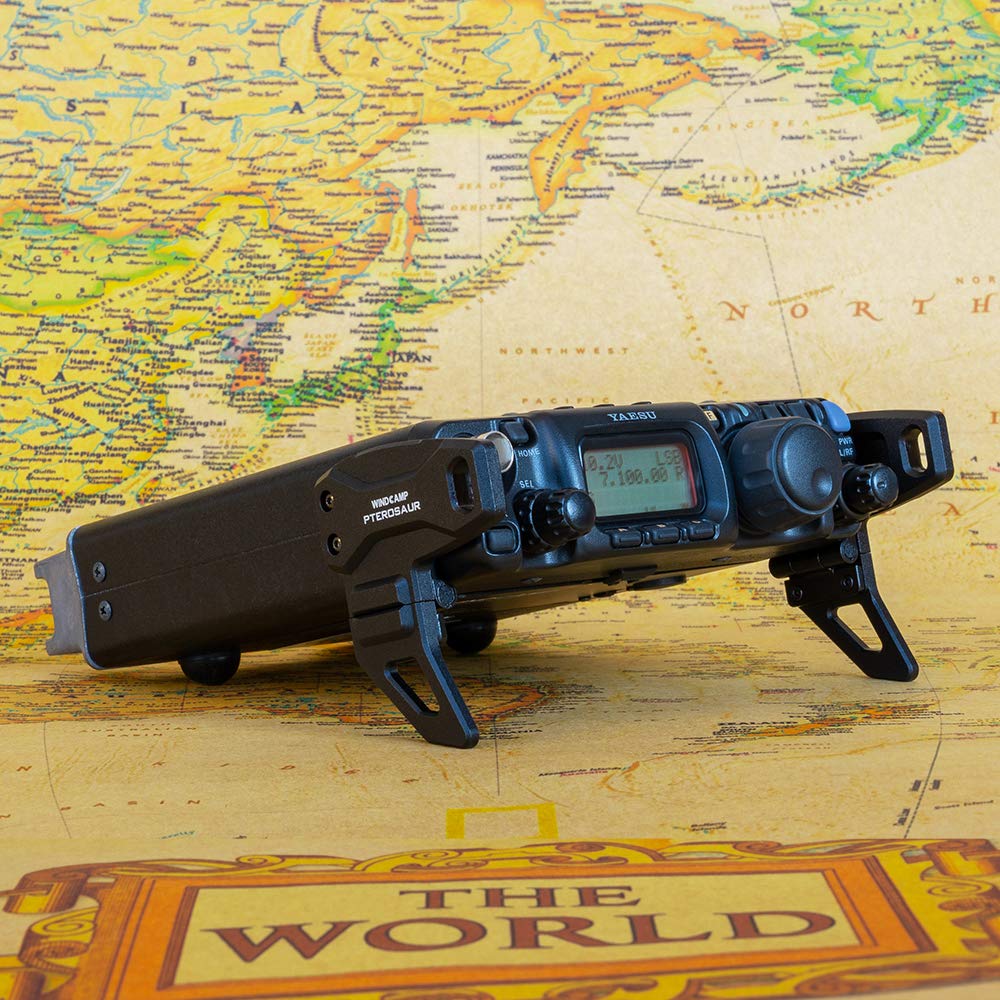 WINDCAMP Aluminum Folding Bracket for YAESU FT818 / 817