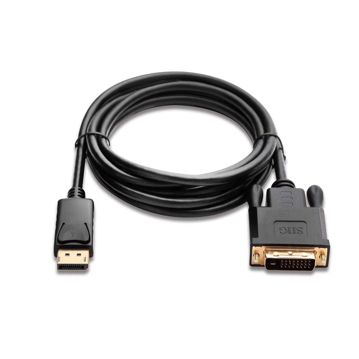 SIIG DisplayPort to DVI Cable, 1080p60Hz, 6ft, Passive, CB-DP1V12-S1