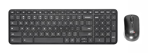 CTL Chrome OS Bluetooth Keyboard and Mouse [Works with Chromebook Certified]