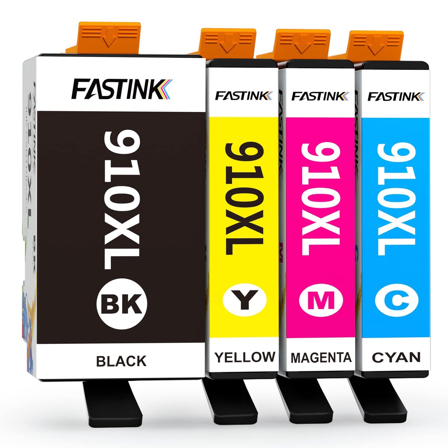 FASTINK 910XL Ink Cartridges Combo Pack,High Yield,Replacement for HP 910XL 910 XL,Works with HP OfficeJet Pro 8020 8025 8025e 8035 8035e 8028 8035