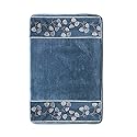 Popular Bath Capri, Bath Rug, Slate Blue
