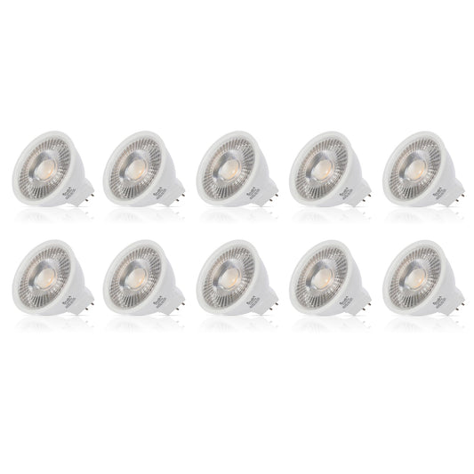 Simba Lighting LED MR16 3.5W 12V Light Bulb GU5.3 Bipin Base 5000K, 10 Pack